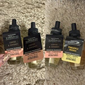 Bath & Body Works Coffee & Whiskey Warming Wallflower Set of 4